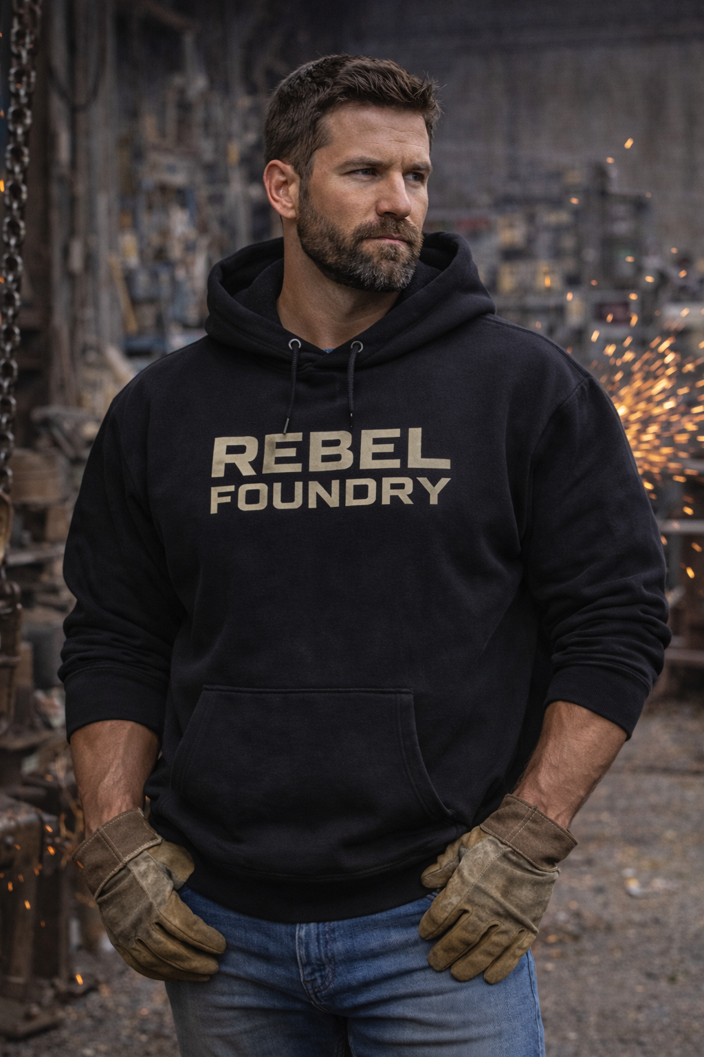 Rebel Foundry Premium Heavyweight Hoodie