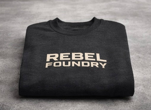 Rebel Foundry Men’s Core Heavyweight Crewneck - Charcoal